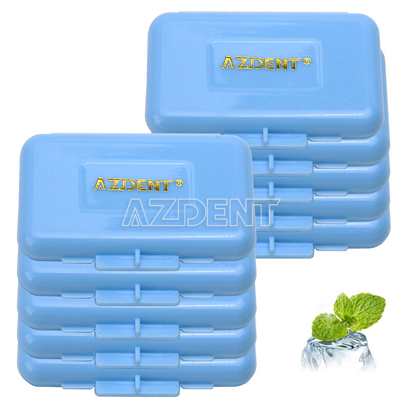 100X Dental Orthodontic Wax for Brackets Braces Gum Irritation Mint Scent Blue