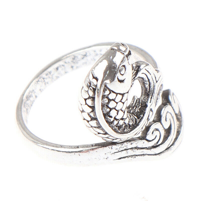 1X Adjustable Knitting Loop Crochet Loop Knitting Fish Ring Accessor.l8