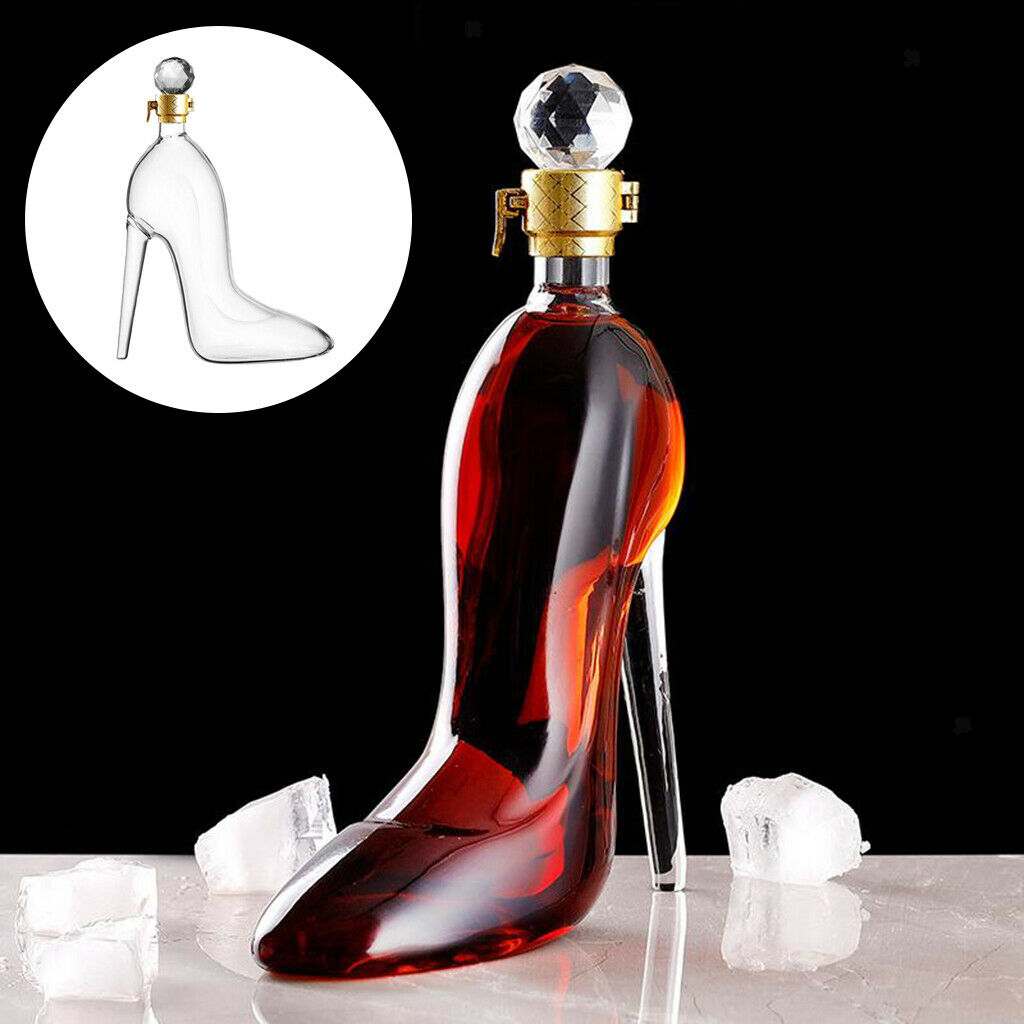 Decanter Crystal Glass Wine Bottle Liquor Dispenser Ladies Gift