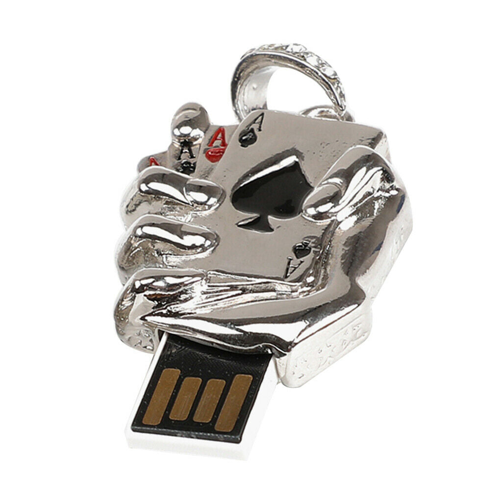16G USB2.0 Flash Drive Memory Stick Thumb Jump Pen Drives Metal for Computer