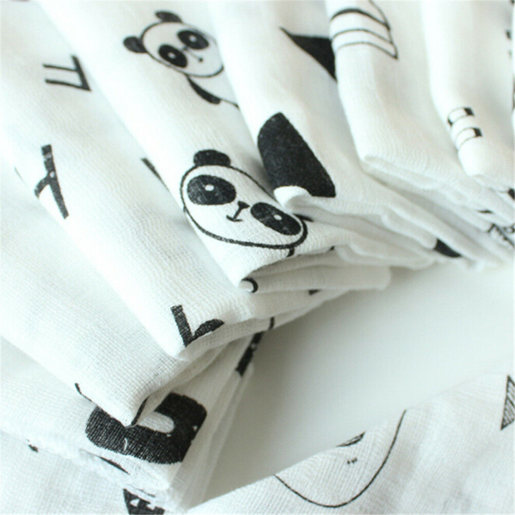 2X Baby Infant Towel 30*30cm Muslin Towel Handkerchiefs Two Layers Wipe T.l8