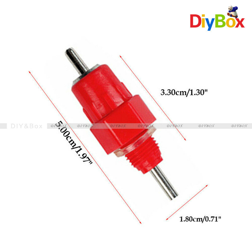 10Pcs Poultry Water Drinking Nipples Duck Chicken Feeding Screw In Drinker A360°