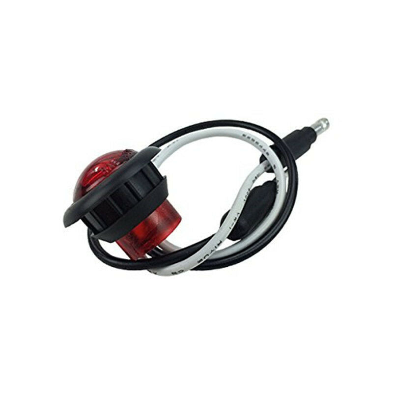 8X 3/4" Red LED Clearance Marker Bullet Lamp Car Truck Trailer Side Marker Light