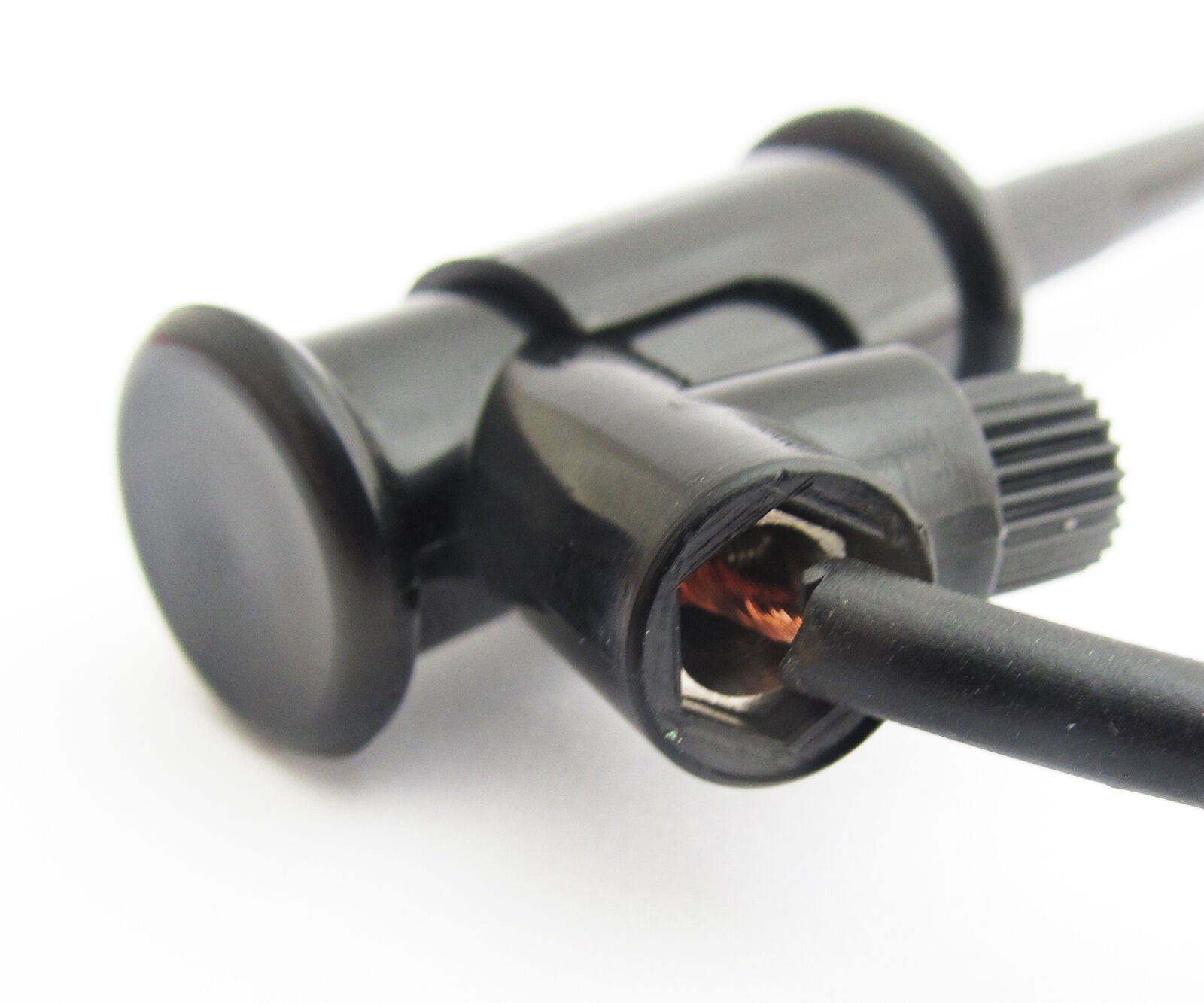 1pair Screw Control Spring Loaded Push Open Clip Hook Professional Test Clip