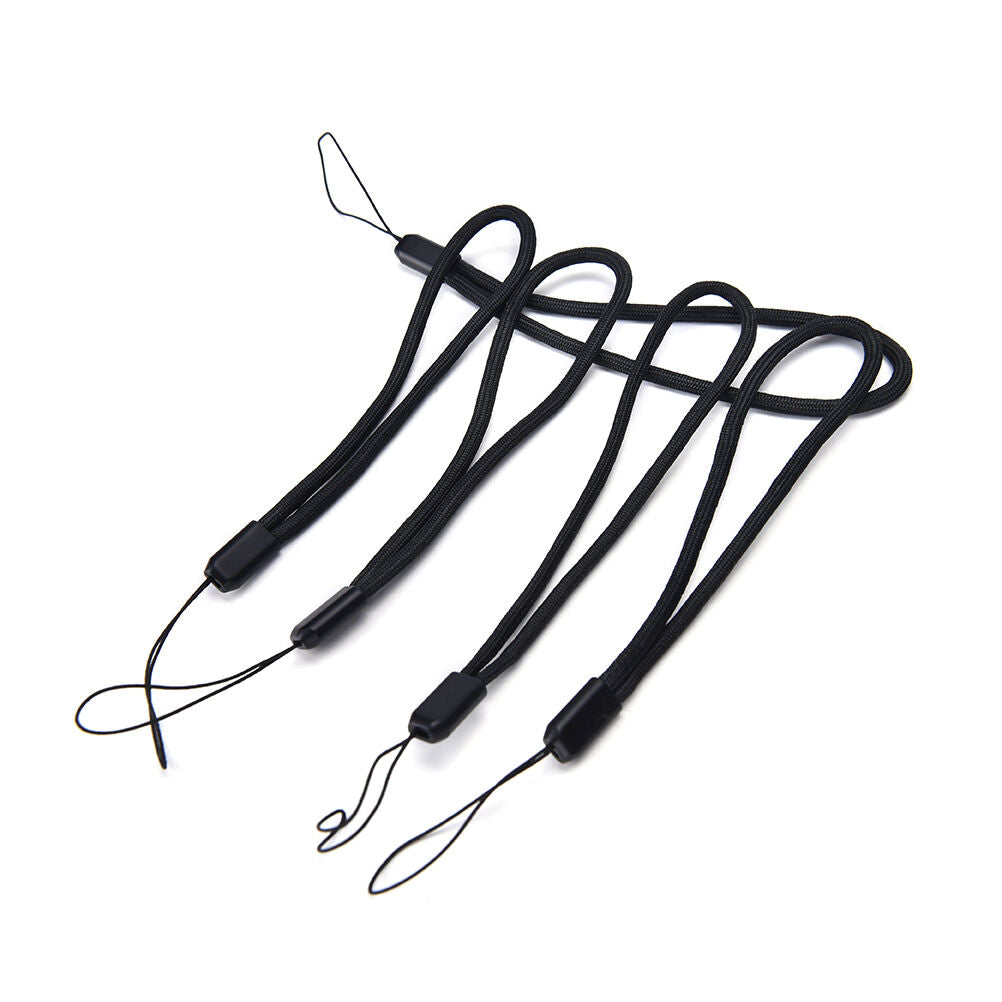 5x Black Nylon Wrist Strap Lanyard for Camera Cell Phone iPod USB mp3 mp4.l8