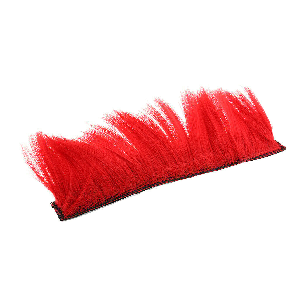 2x Racing Helmet Hawks Motorcycle Adhesive Mohawk Hair Patches Skinhead Costumes