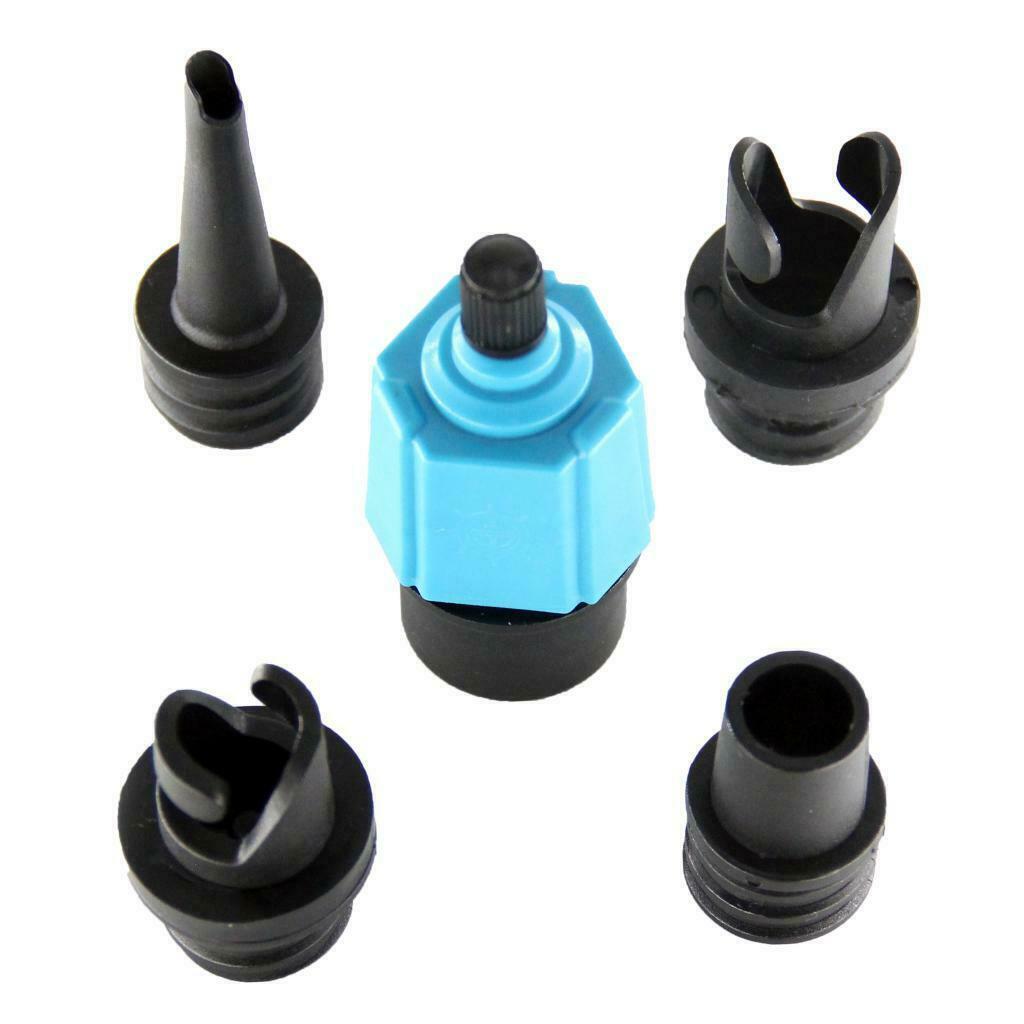 Electric pump adapter dinghy air valve adapter 4 nozzle accessories