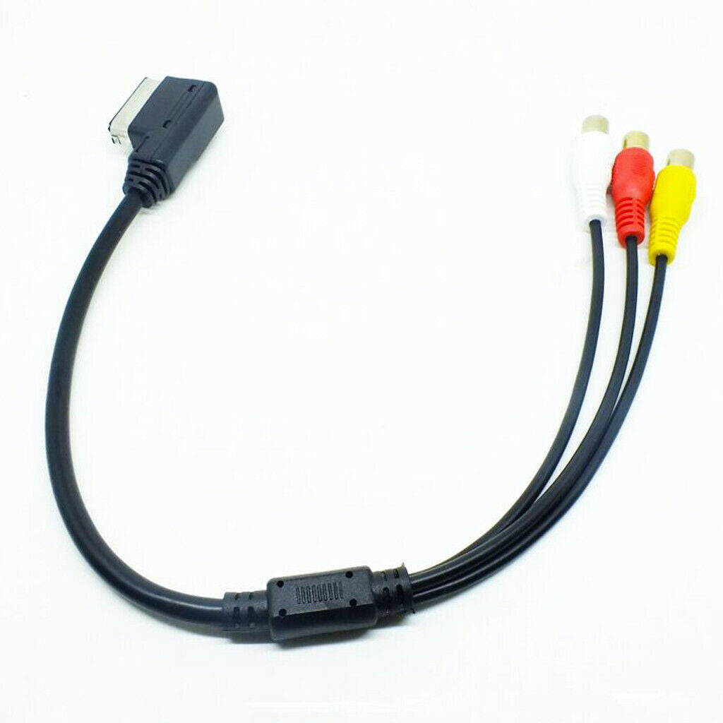 Car Audio Input Cable Adapter AMI to RCA Wire for Audi A3\A4\A5\A6\A8\Q5\Q7