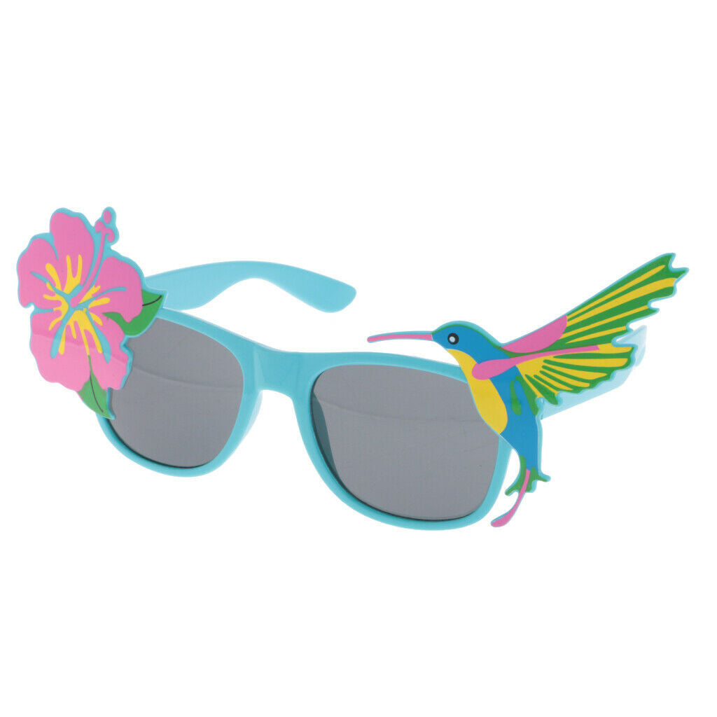 Funny Flower Bird Party Glass Summer Beach Party Evening Dress Accessories