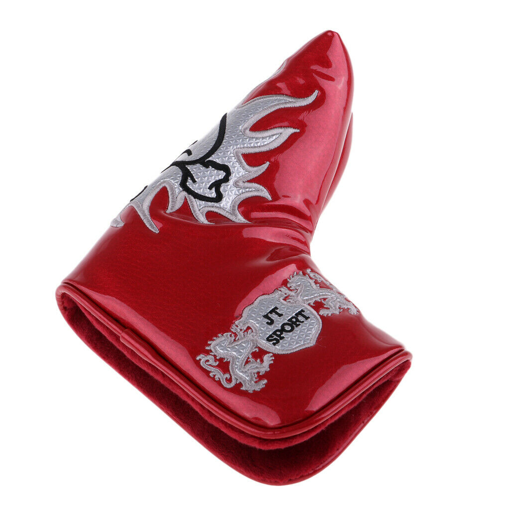 Set of 2 Golf Putter Head Covers, Golf Club Putter Protector Covers, Golf Mallet