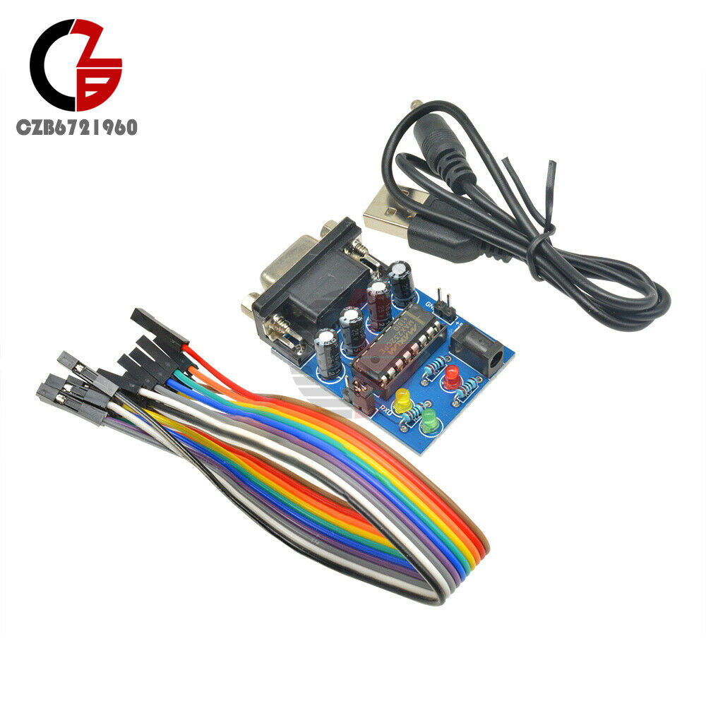 MAX232CPE Transfer Chip Atmega16 RS232 To TTL Converter Module COM Serial Board