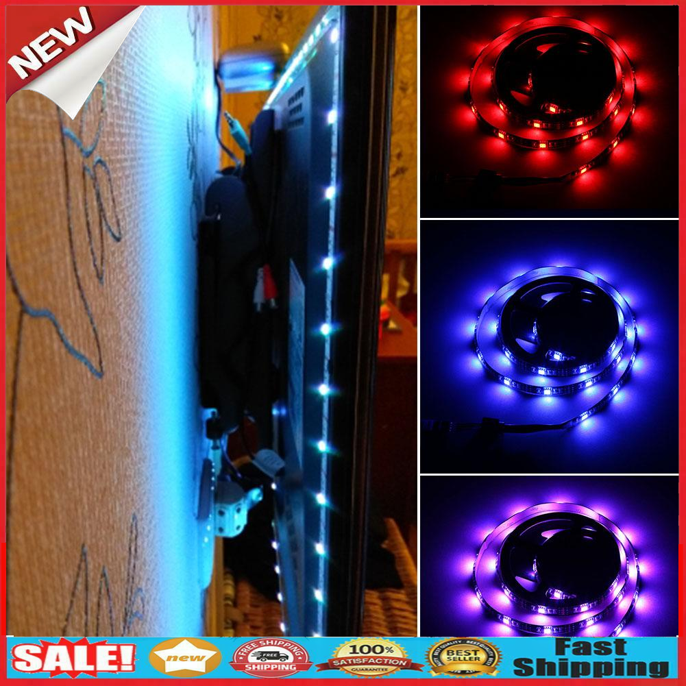 USB 5050 LED Strip RGB Light TV Backlight Lamp+3 Keys Mini RGB Controller @