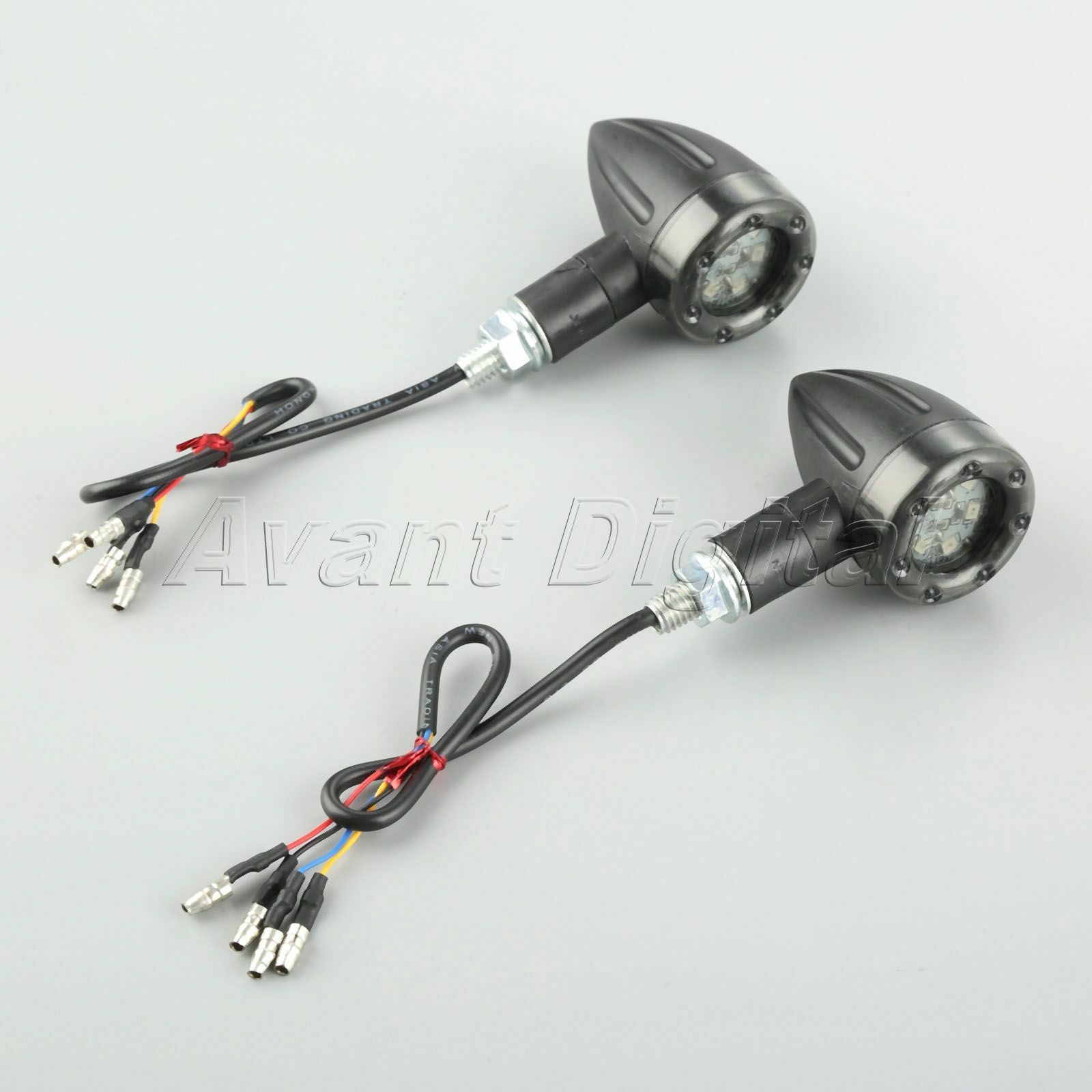 1Pair 8mm Motorcycle LED Turn Signal Brake Blinker Light for Yamaha YZF R6S 2008
