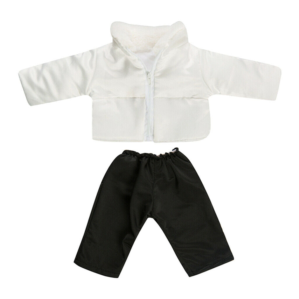 2Pieces/set Handmade Outfits Winter Coat Down Jacket Pants Clothing Dress-up