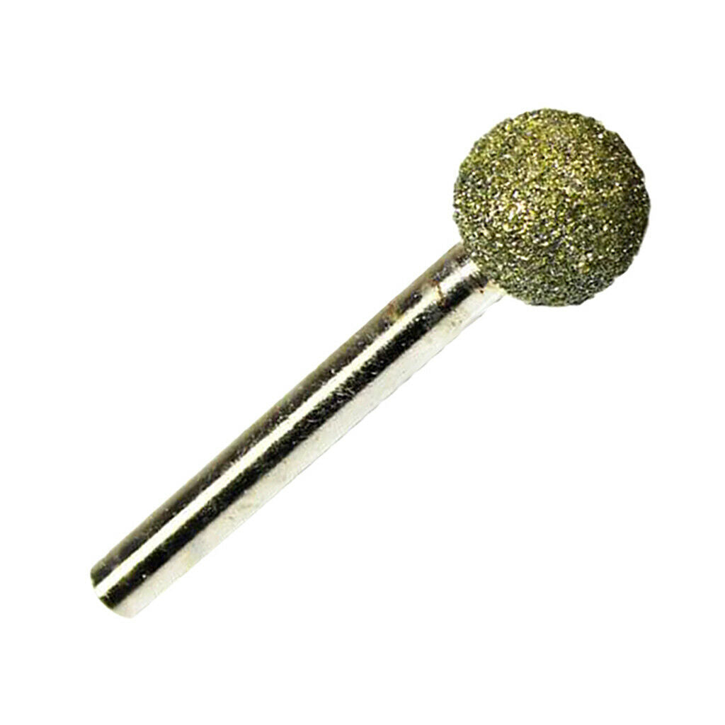 18mm Spherical Diamond Grinding Head Bit Grinding Rod Burr Bit Shank