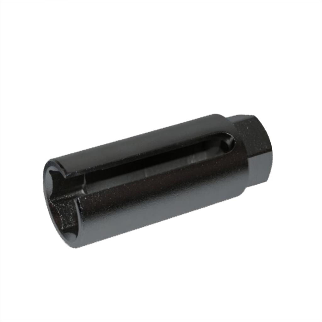 Black 7/8'' 22mm 3/8'' Drive Car Oxygen Sensor Socket Wrench Offset Removal Tool