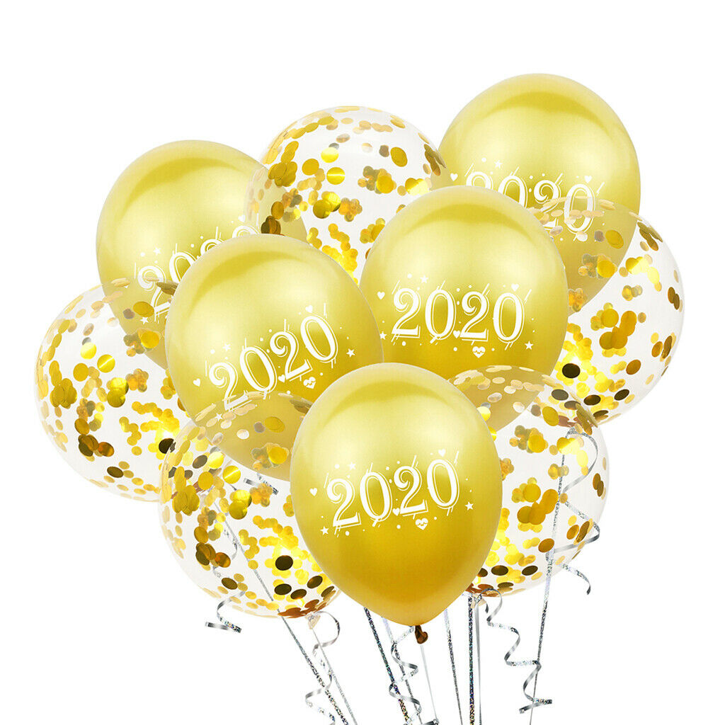 30pack Durable Balloon Party Balloons f/ Wedding 2020 NEW YEAR Ornament