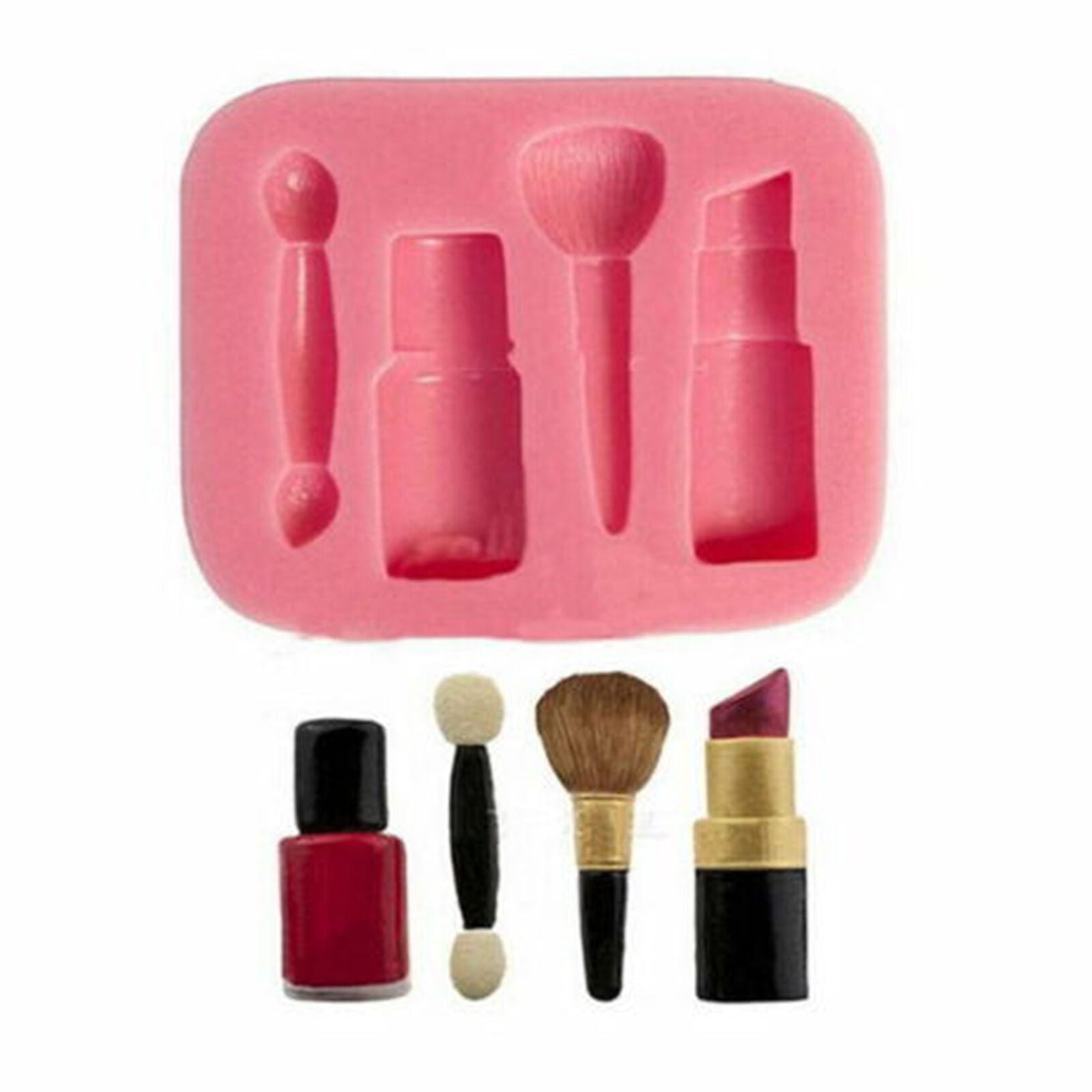 Lipstick Silicone Fondant Mould Cake Sugarcraft Chocolate Mold Decorating Baking