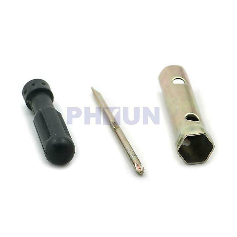 7pcs/Set New Motorcycle Spark Plug Spanner Wrench Socket Plier Tool Kit Durable