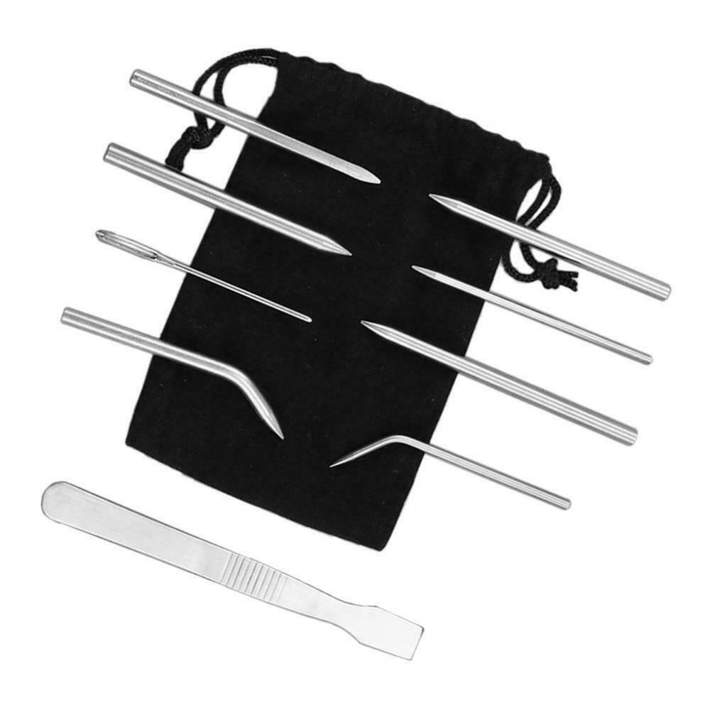 9 Pcs Paracord FID Lacing Needles for Laces and Strings, Stainless Steel, with