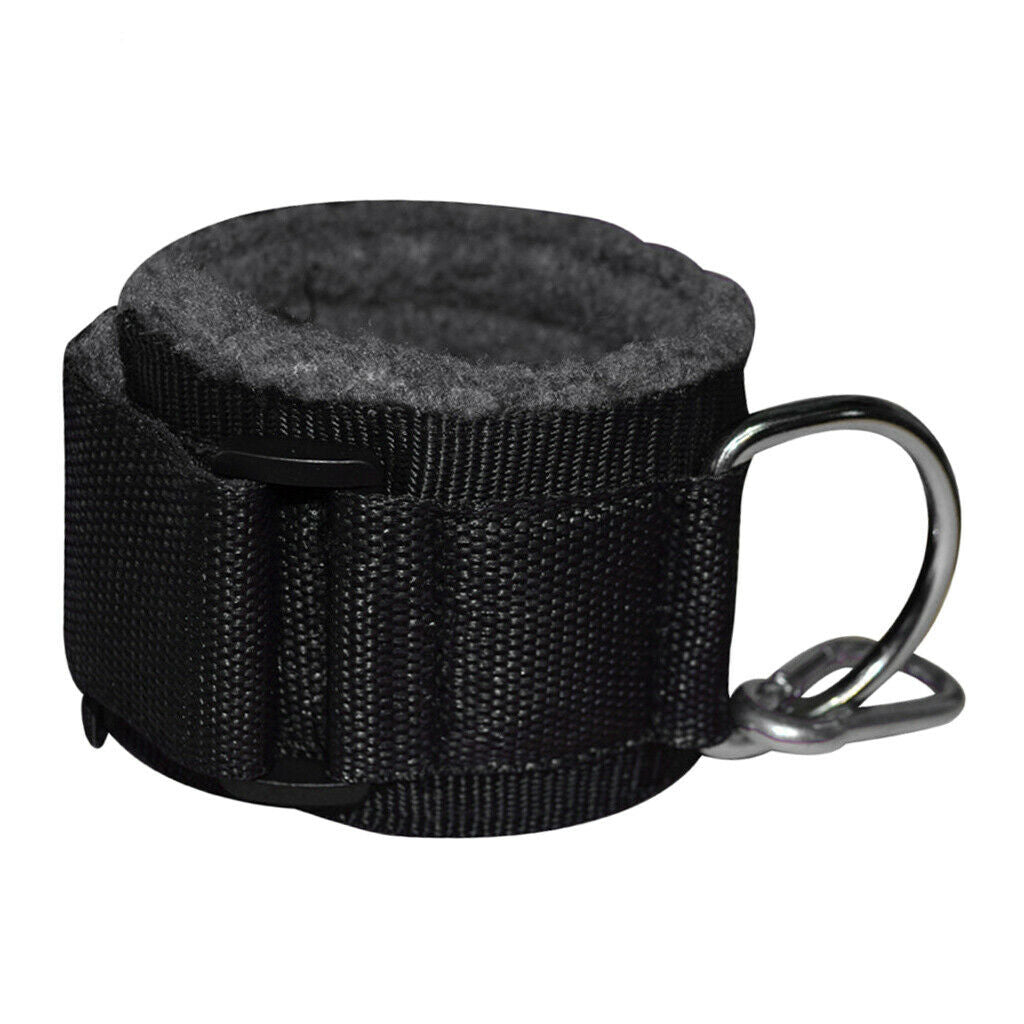 Adjustable Padded Fitness Ankle Strap for Hip Abductors Cable Machines