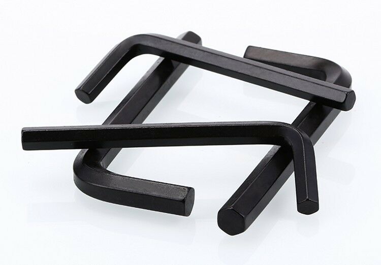 10PCS METRIC HEX KEY ALLEN WRENCH KIT 0.7, 0.9, 1.27, 1.5, 2, 2.5, 3, 4, 5, 6 MM