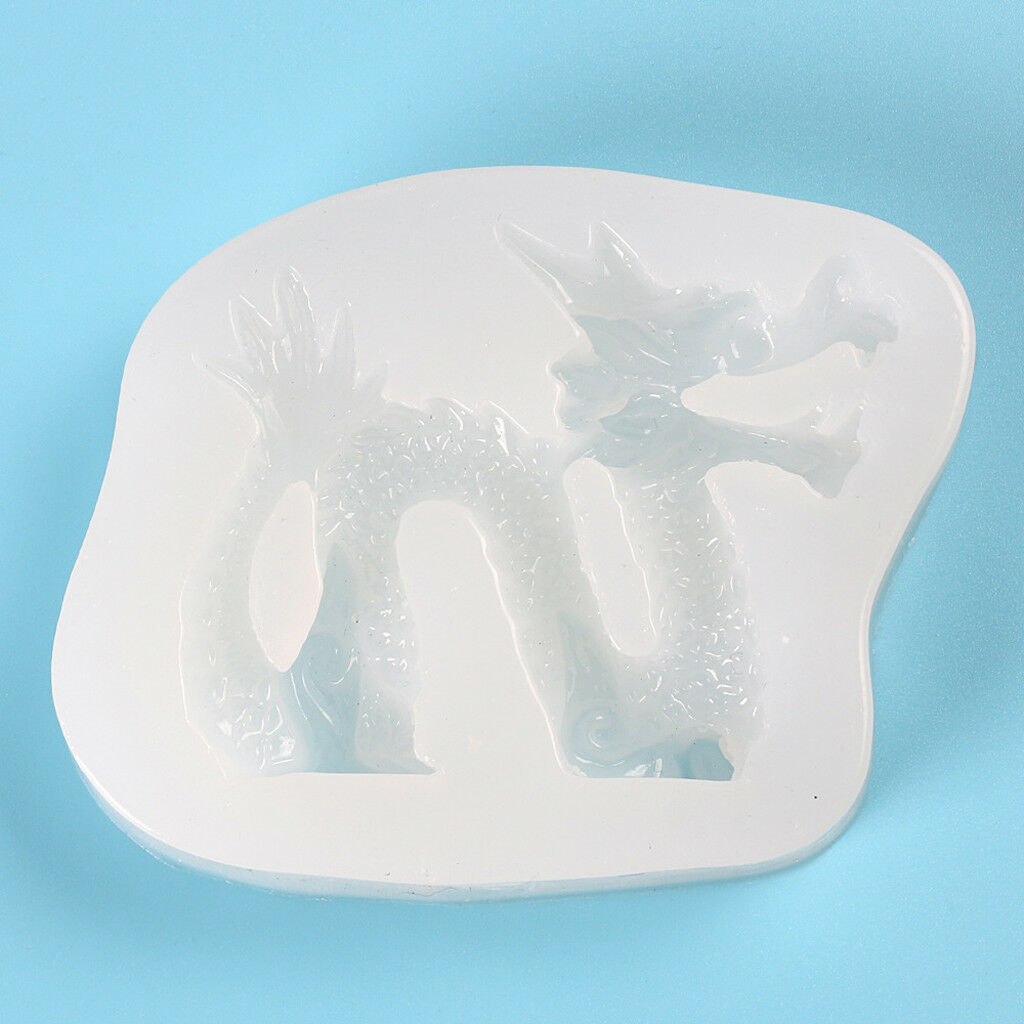 Chinese Traditional Dragon Silicone Molds Cake Fondant  Cookie Chocolate Baking