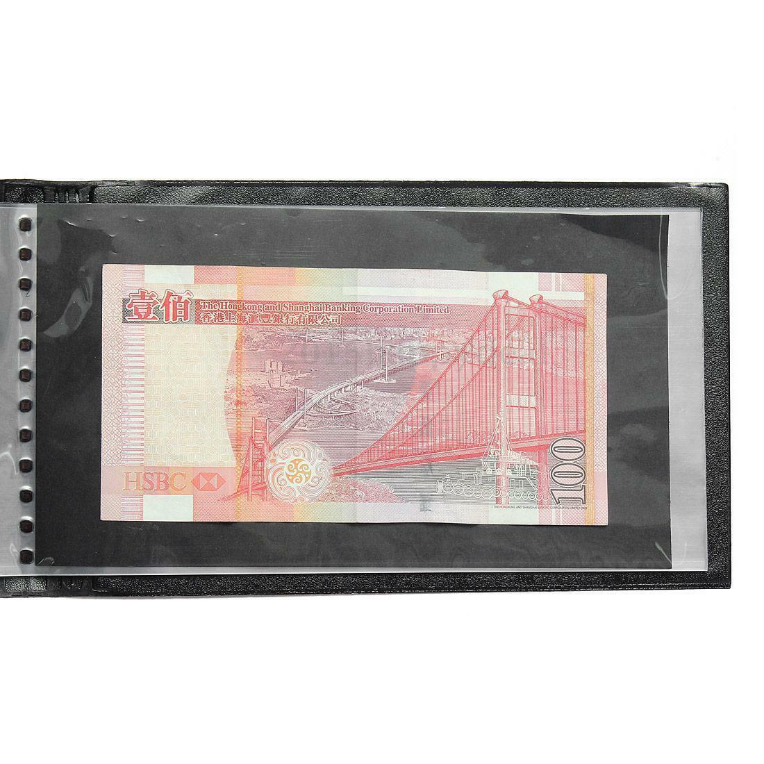 Banknote Collection Album Pocket Banknote album wallet Mix-color for 20 notes