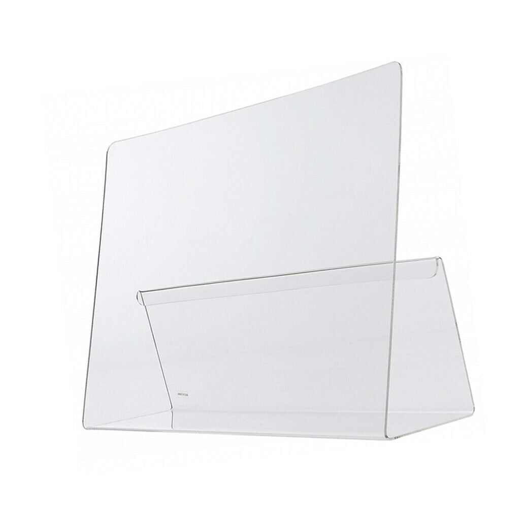 Home Party Clear Acrylic Recipe Menu Countertop Display Stands Holder Rack