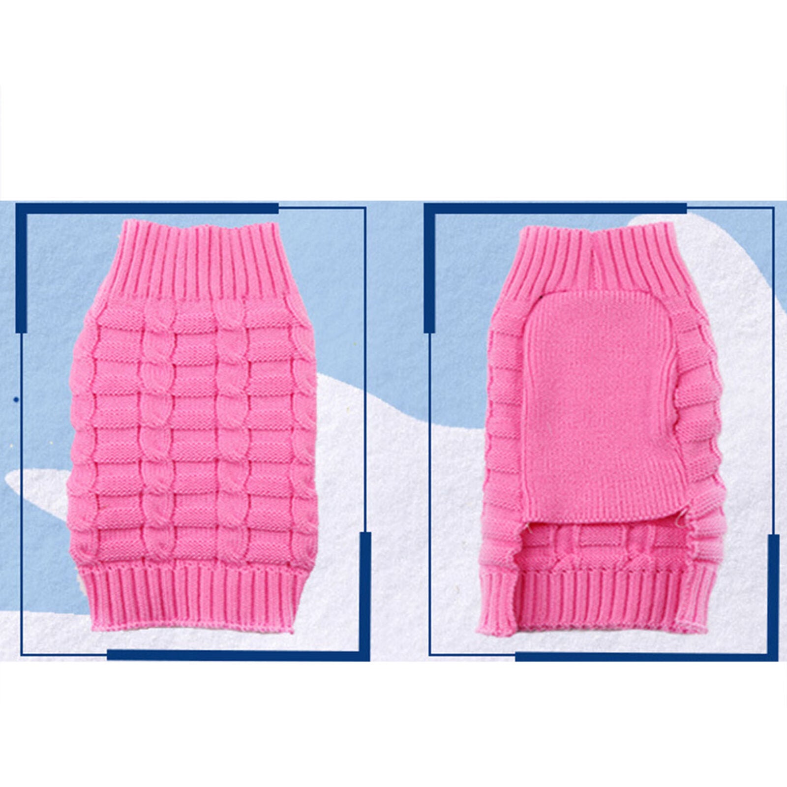 Pet Dog Cute Sweater Clothes Puppy Cat Knitwear Knitted Coat Winter Warm Jumper