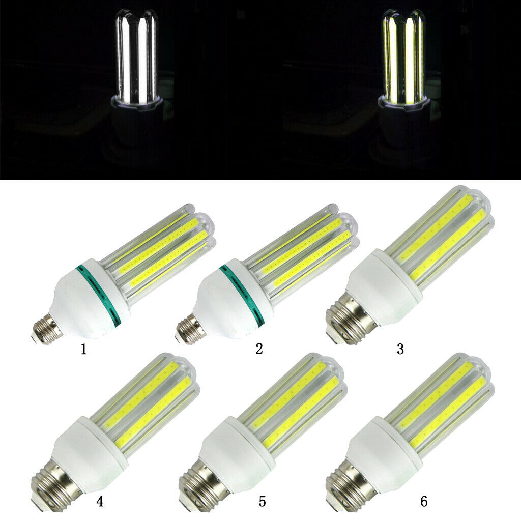 AC 85-265V E27 COB 24W LED Corn Light Bulb Energy-saving Lamp 6000K White