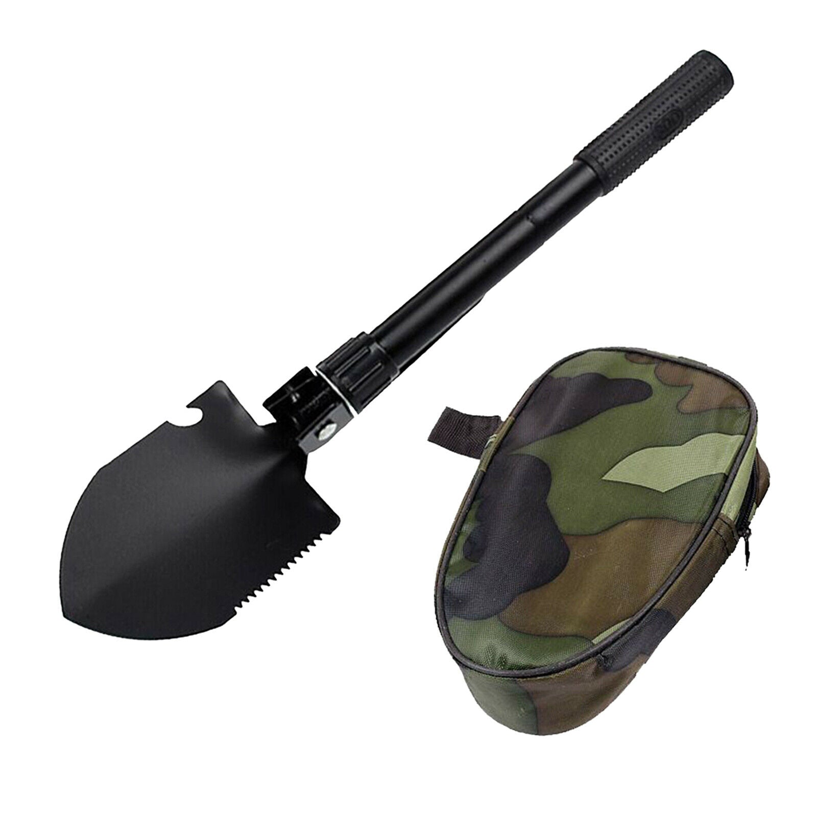 Shovel Garden Digger Tool Treasure Finder Spade w/ Carry Bag For Detecting