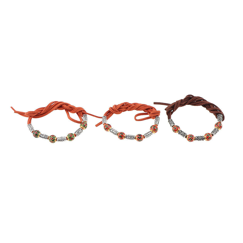 2Pcs Hair Ties Alloy Spacer Beads Necklace Jewelry DIY Bracelet Pendants 03