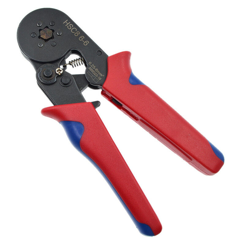 HSC8 6-6 Self-adjustable Ratcheting Ferrule Wire Crimper Plier Wire Cable Cutter