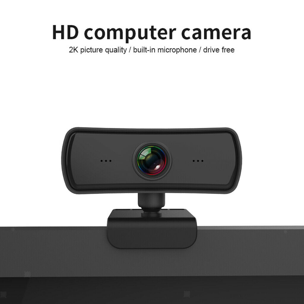 Digital 1440P HD Webcam Autofocus USB 2.0 Camera for PC Laptop Desktop