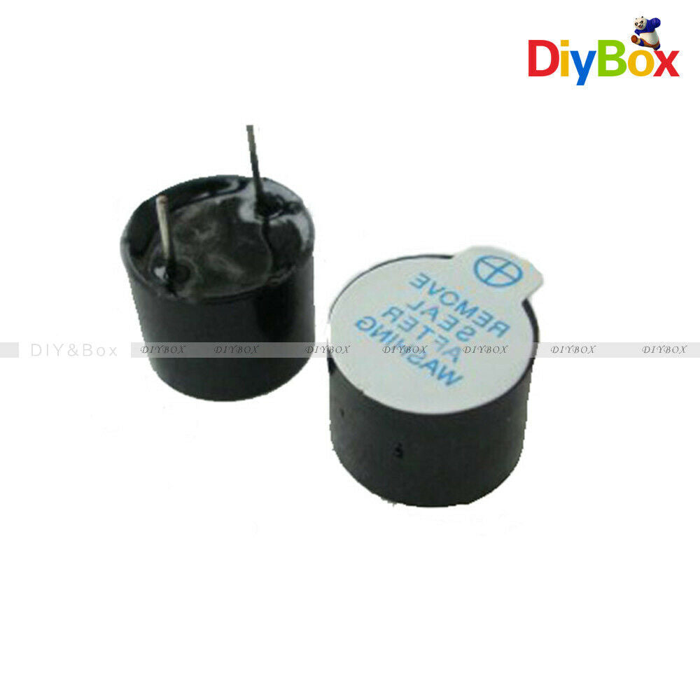 5PCS 12MM 5V Active Buzzer Magnetic Long Continous Beep Tone Alarm Ringer