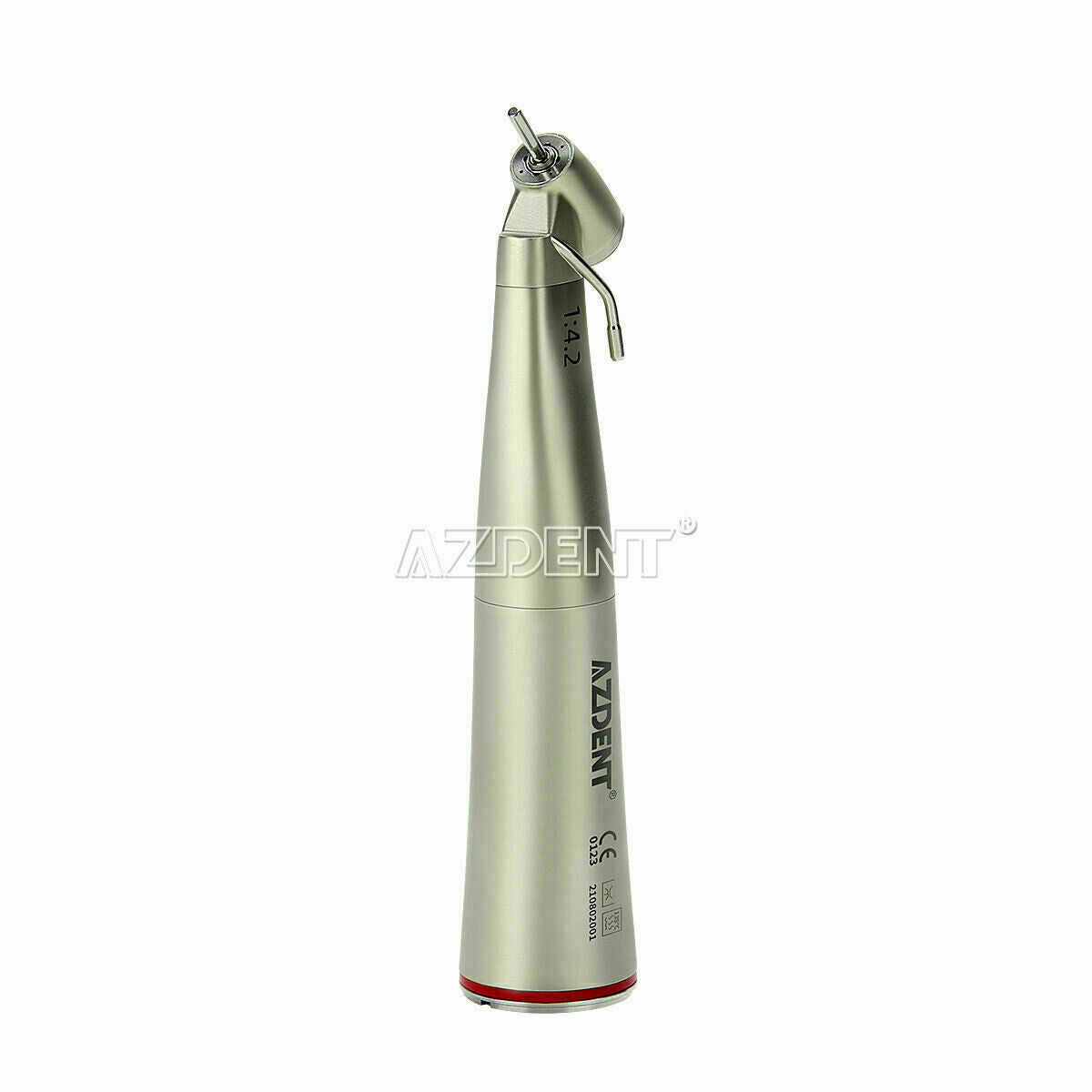Dental 1:4.2 Increasing Handpiece Fiber Optic 45° Angle Push Button External