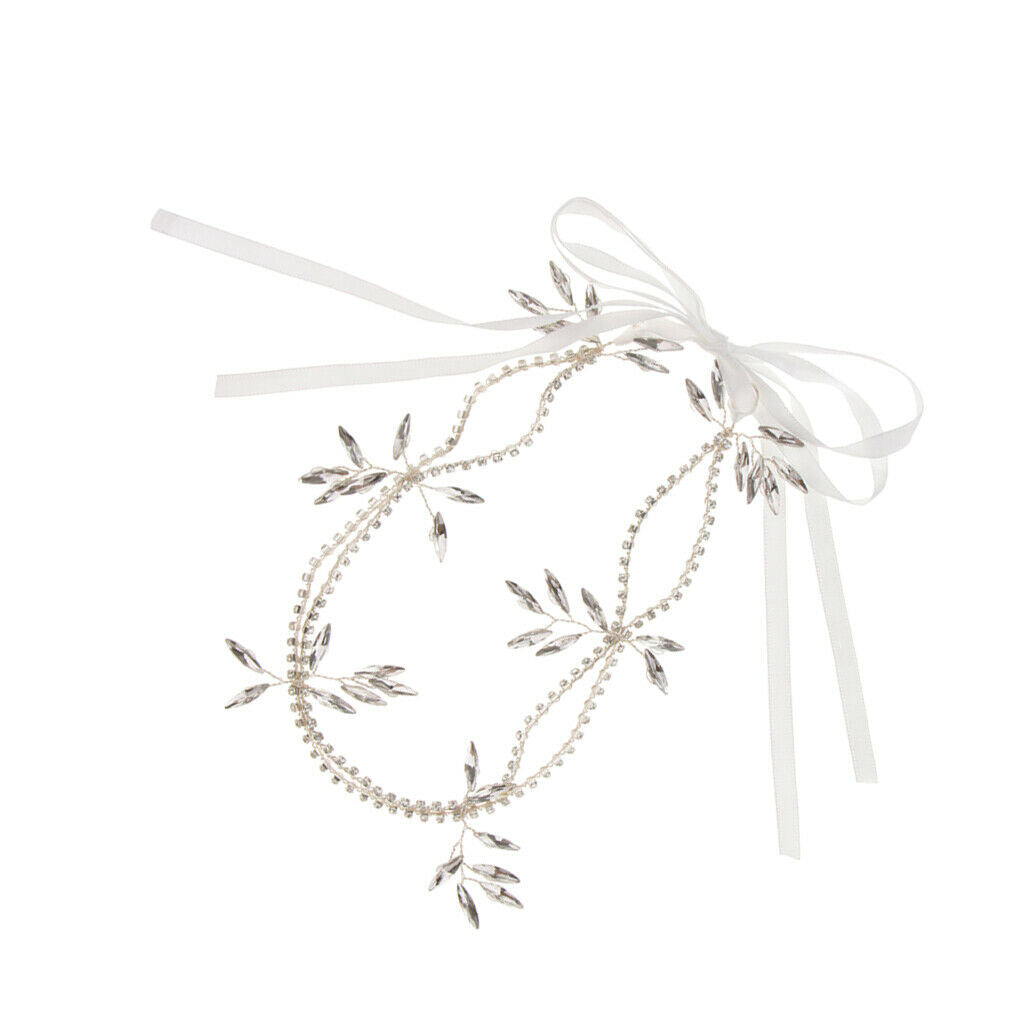 Bridal Rhinestone Hairband Wedding Bride Hair Accessory Party Prom Hairband