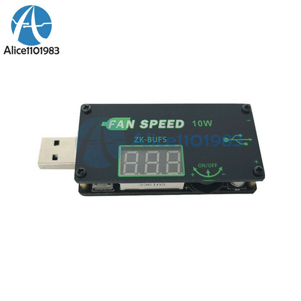 5V USB Cooling Fan Speed Controller LED Dimming Module 10W With Shell BUFS