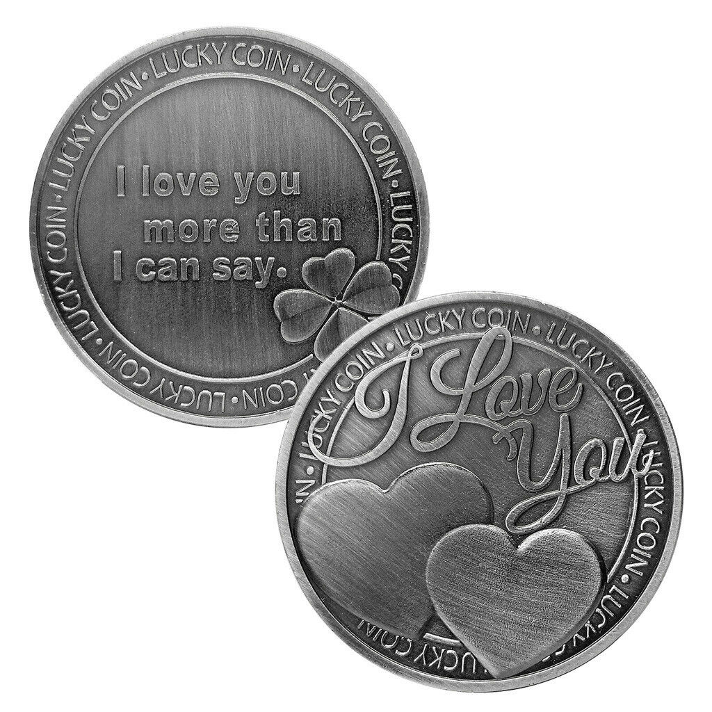 Romantic Couples Souvenir Coin Commemorative Coin Sentimental Love Lucky Coin