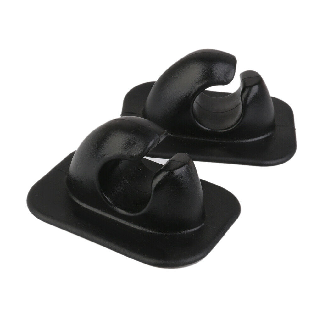 2Pcs PVC Paddle Hooks Holder For Fishing Boat