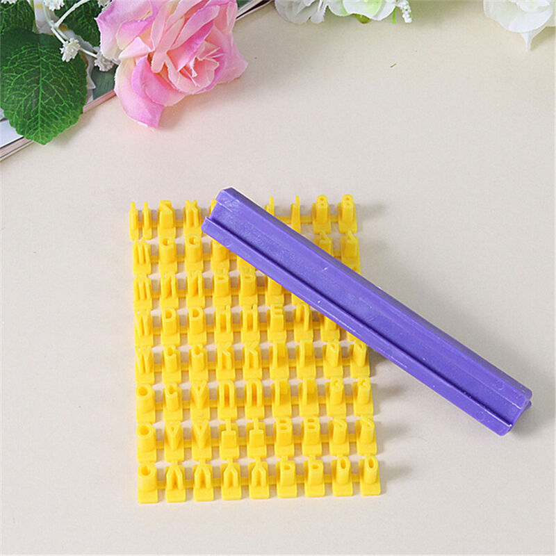 1 Set Alphabet Number Letter Biscuit Fondant Cake Cookie Stamp Impress Emb.l8