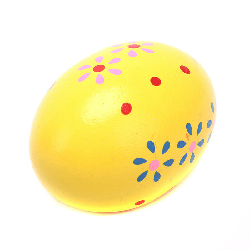 Kids Wooden Baby Music Toys Children Random Colors Wooden Sand Eggs Instr.l8