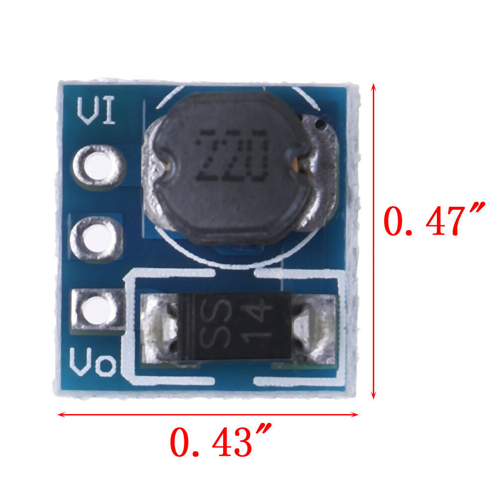 DC-DC 1.8V 2.5V 3V 3.3V 3.7V To 5V step up power voltage boost converter boar M!