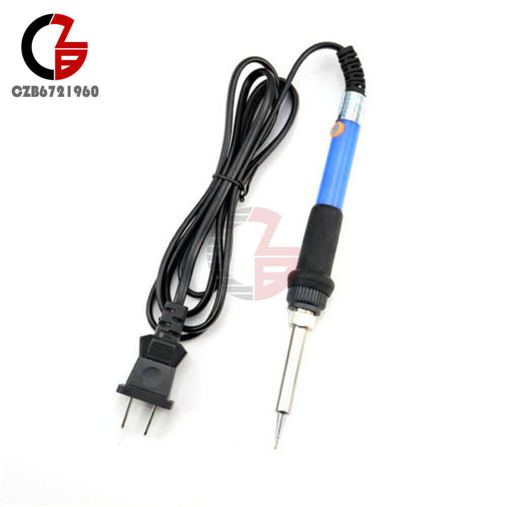 60W Iron Plated Tip Electric Soldering Tool For Welding Lead-free Semiconductors