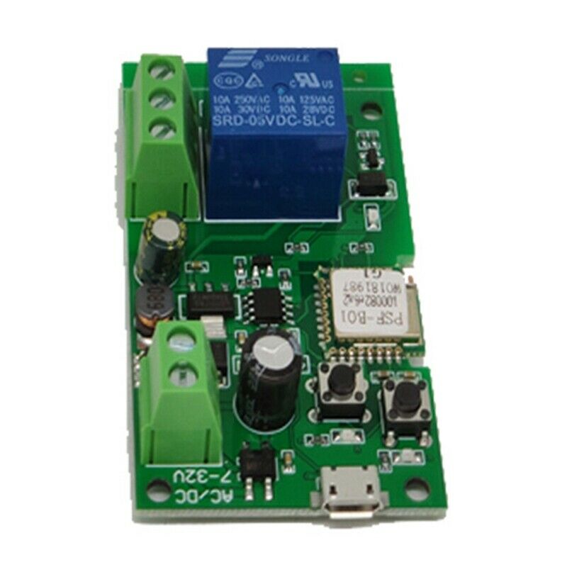 Smart USB 7-32V DIY 1 Channel Jog Inching Self-Locking WIFI Wireless Smart HomB9