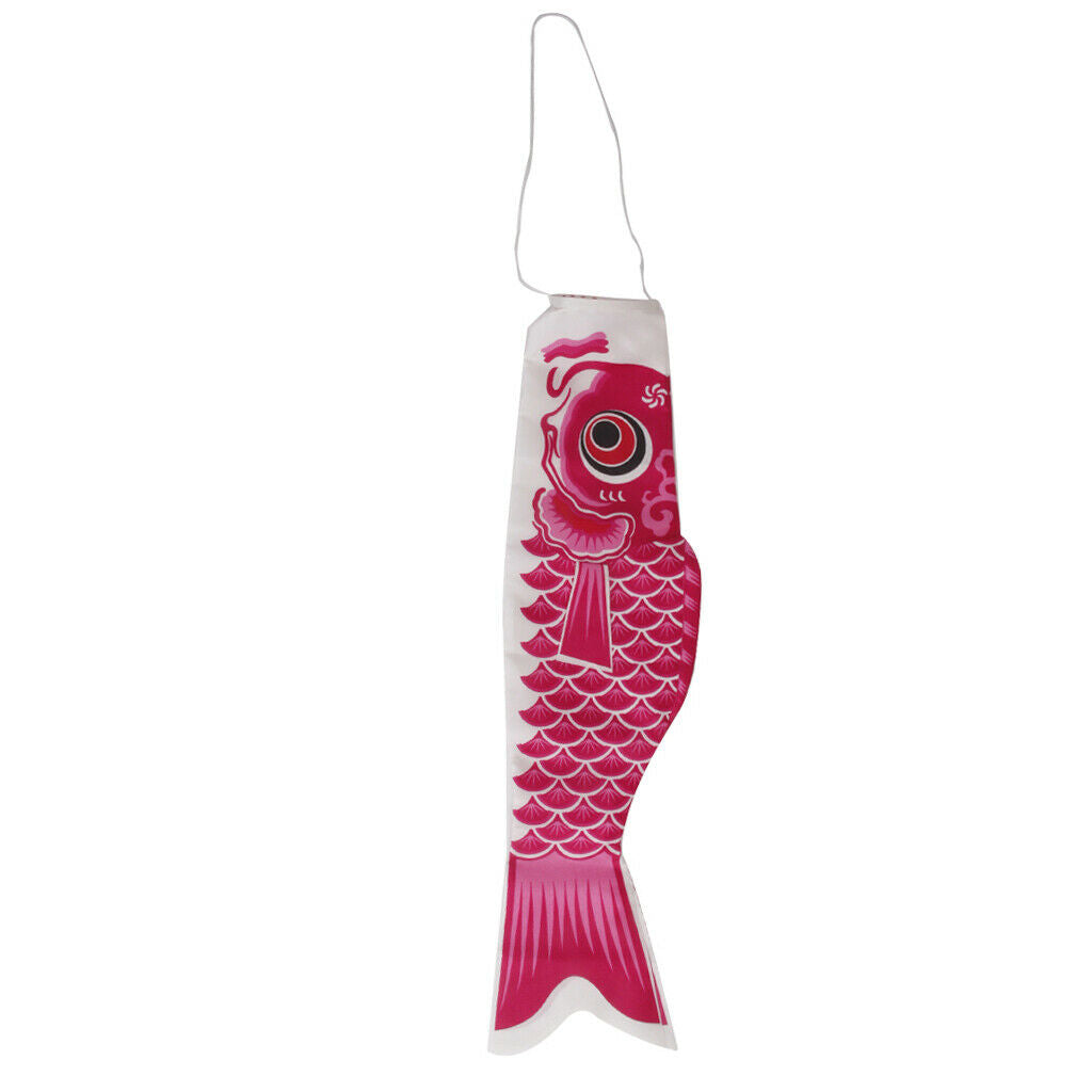 2x Japanese Windsock Carp Flag Koi Nobori Koinobori Streamer Home Plaza