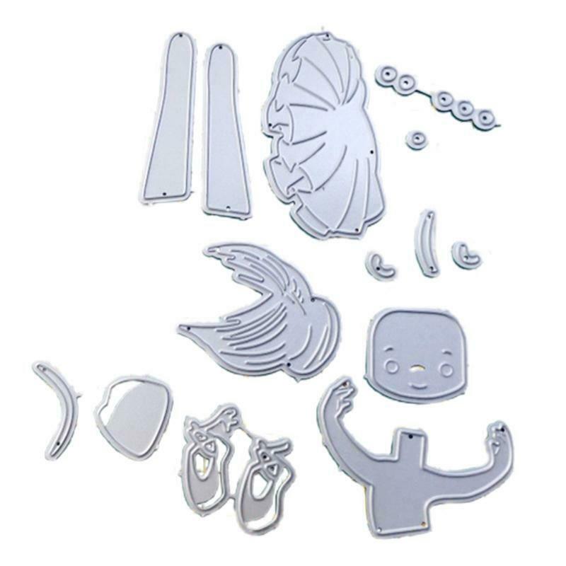 Dancing Girl Metal Cutting Dies Stencil DIY Scrapbooking Album Paper Card Mold