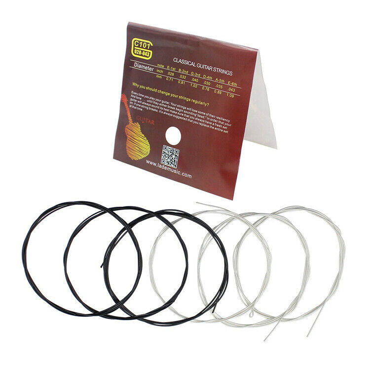 6pcs Nylon Guitar Strings for Classical Guitar Replacement Parts