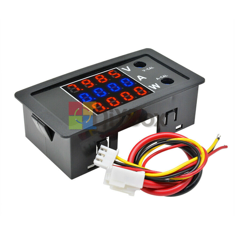 Four-digit Power Meter 100V 10A 1000W Voltmeter Tester Voltage Current Display